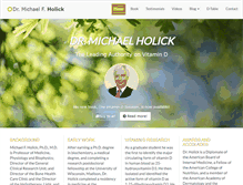 Tablet Screenshot of drholick.com